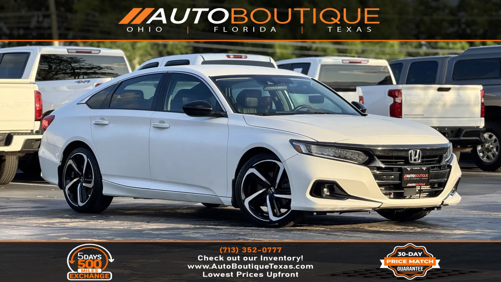 Used 2021 Honda Accord Sedan Sport SE for sale in Alvin, TX at