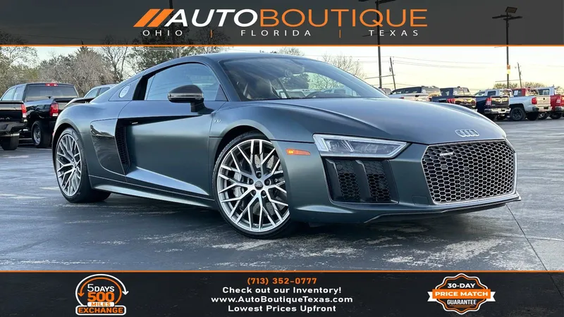 Used 2017 Audi R8 Coupe V10 plus for sale in Alvin, TX at Auto