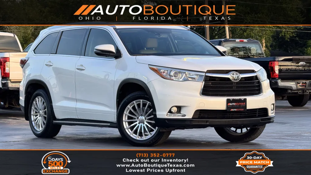 Toyota Highlander Limited Platinum For Sale Near Me