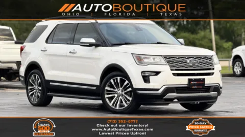 Used 2018 Ford Explorer Platinum for sale in Alvin, TX at Auto