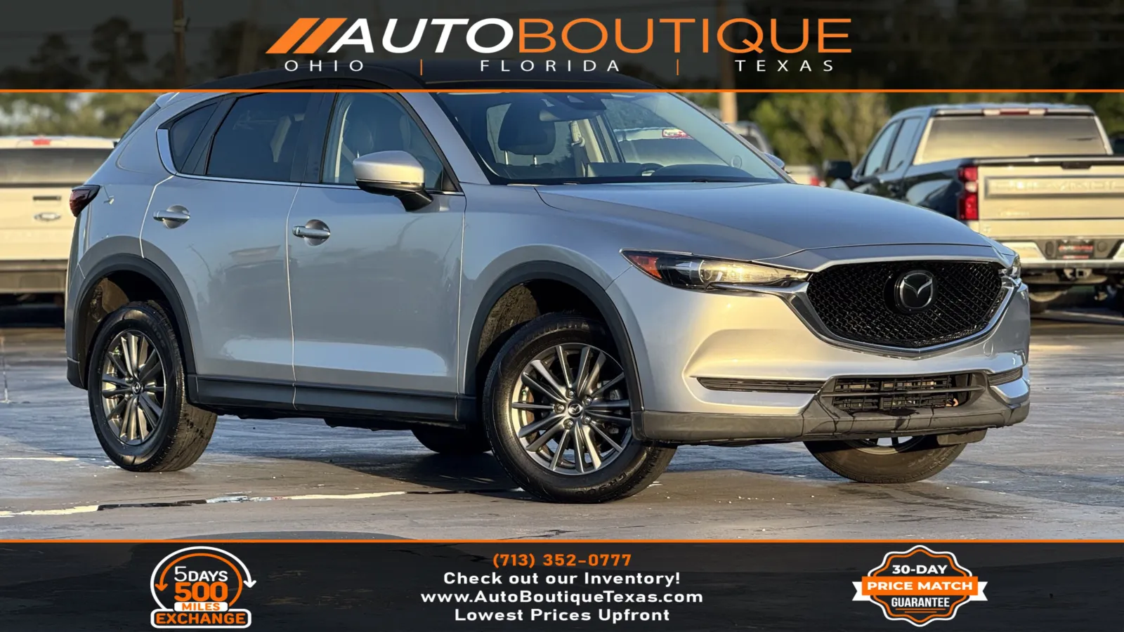 Silver 2021 Mazda CX-5 Touring for sale in Alvin, TX