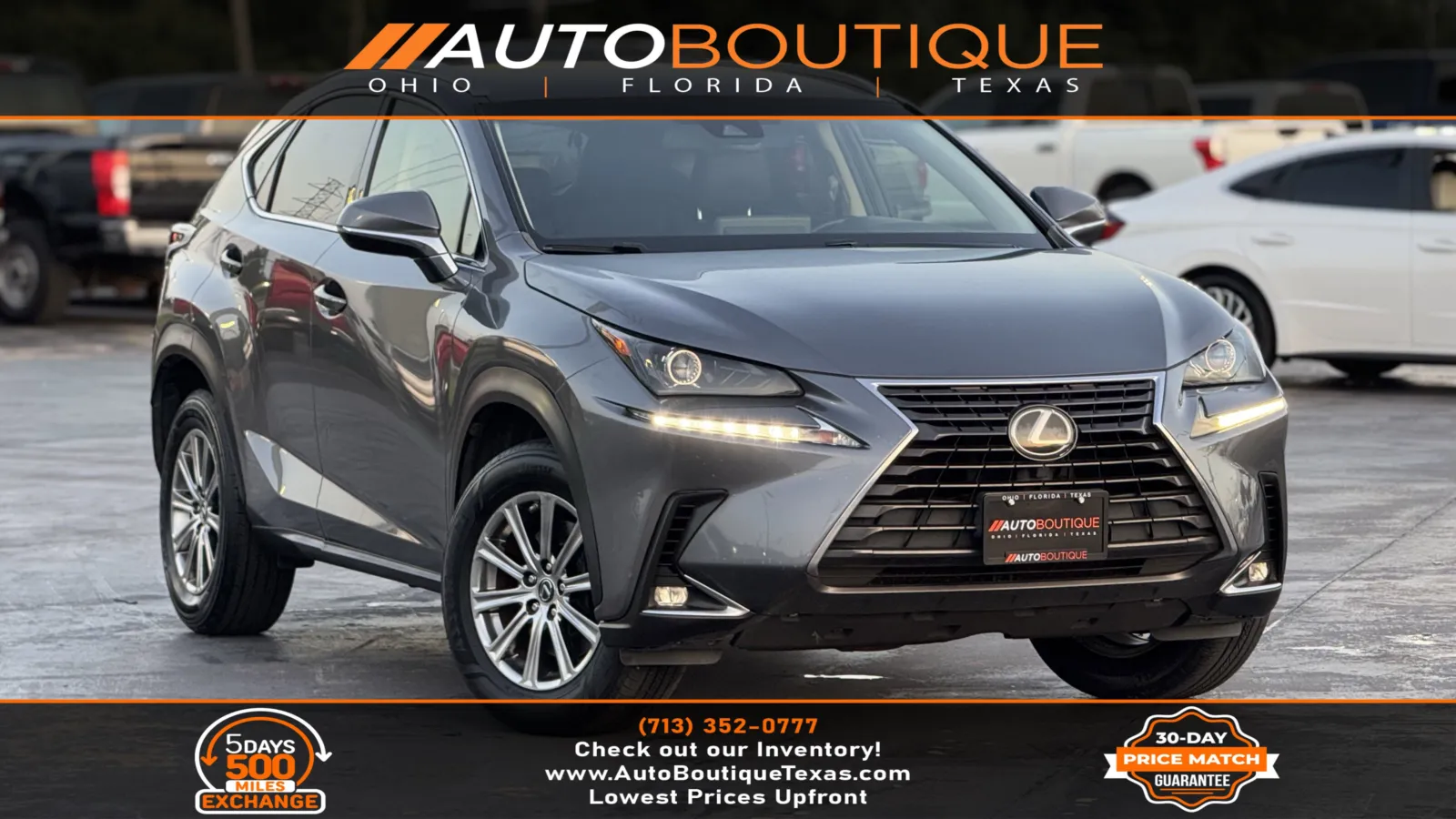 Gray 2018 Lexus NX 300 for sale in Alvin, TX