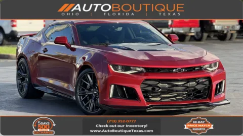 Red 2019 Chevrolet Camaro ZL1 for sale in Alvin, TX