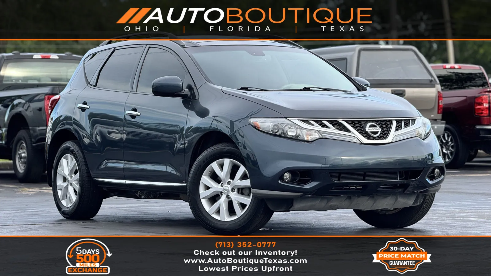 Gray 2011 Nissan Murano SL for sale in Alvin, TX