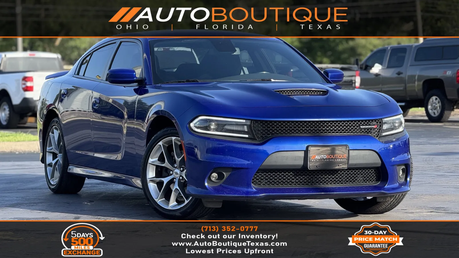 Blue 2021 Dodge Charger GT for sale in Alvin, TX