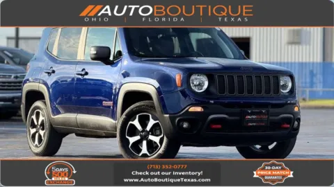 Blue 2020 Jeep Renegade Trailhawk for sale in Alvin, TX