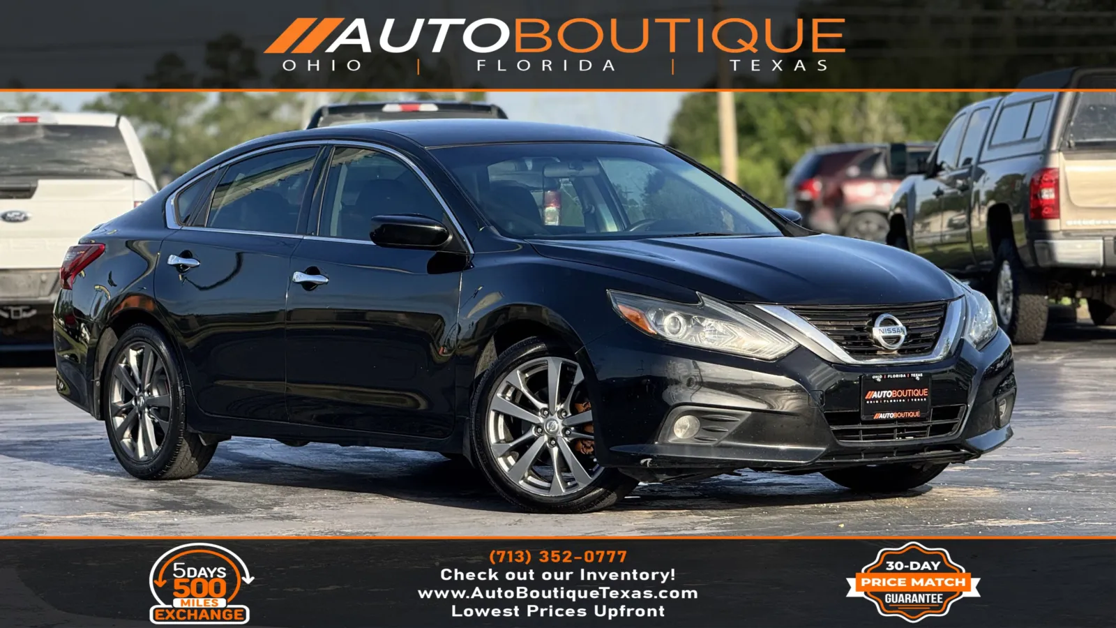 Black 2018 Nissan Altima 2.5 SR for sale in Alvin, TX