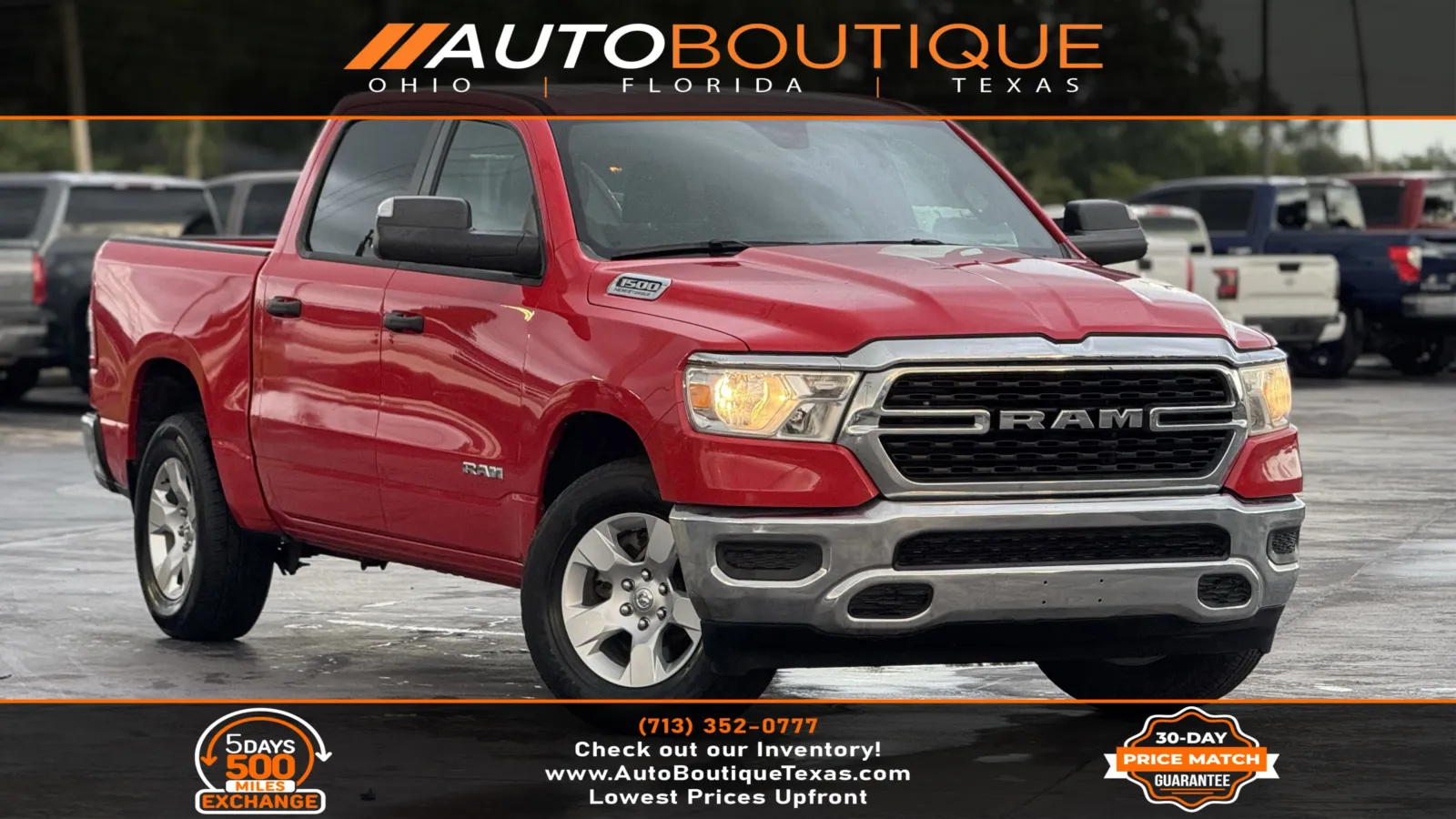Red 2023 Ram 1500 Lone Star for sale in Alvin, TX