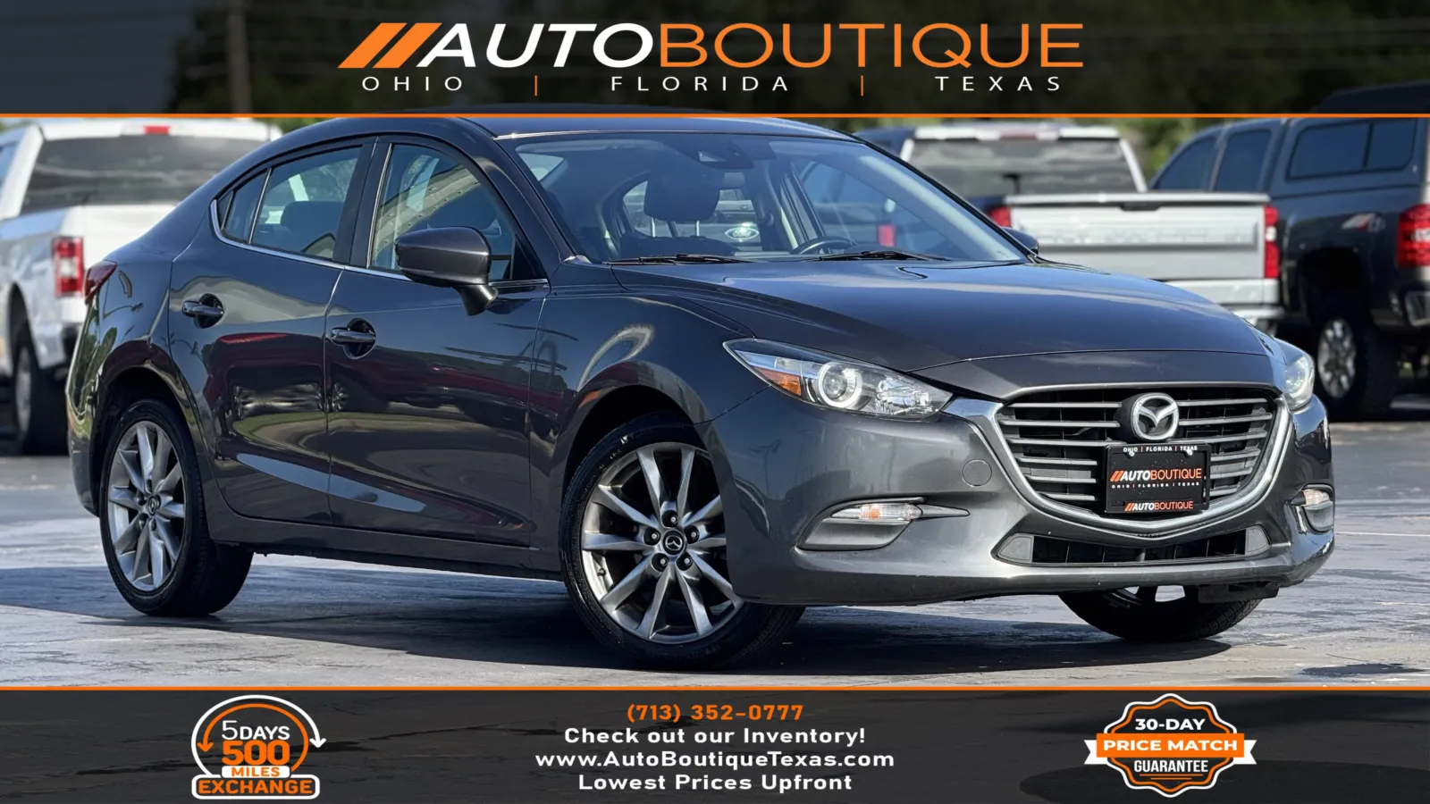 Gray 2018 Mazda Mazda3 4-Door Touring for sale in Alvin, TX