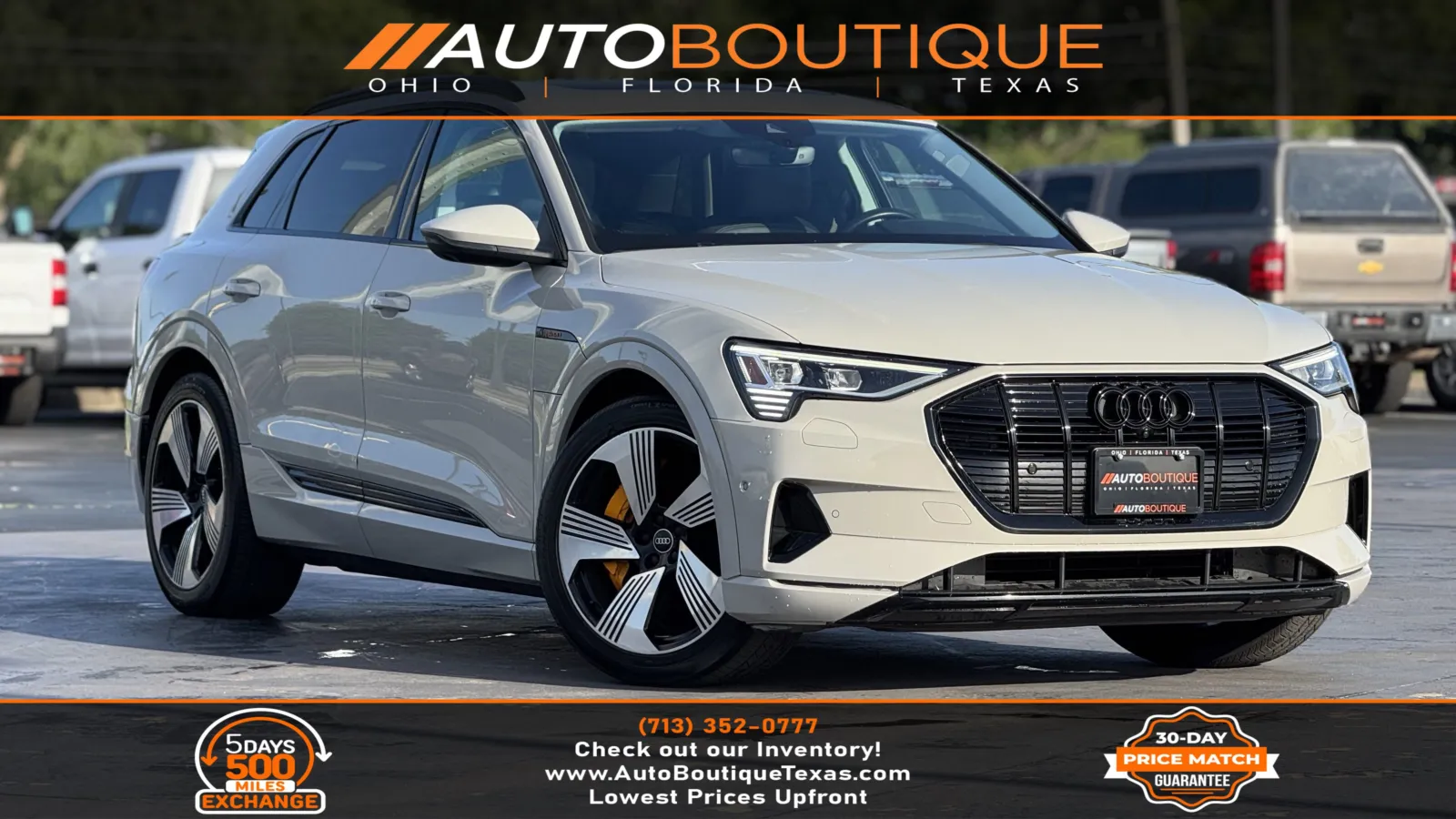 Black 2022 Audi e-tron Premium Plus for sale in Alvin, TX