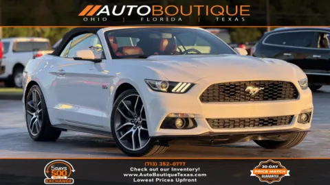 White 2015 Ford Mustang GT Premium for sale in Alvin, TX