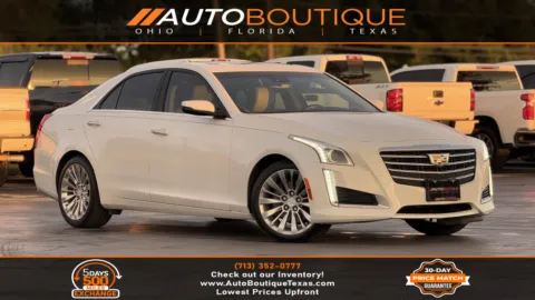 White 2017 Cadillac CTS Sedan Luxury RWD for sale in Alvin, TX