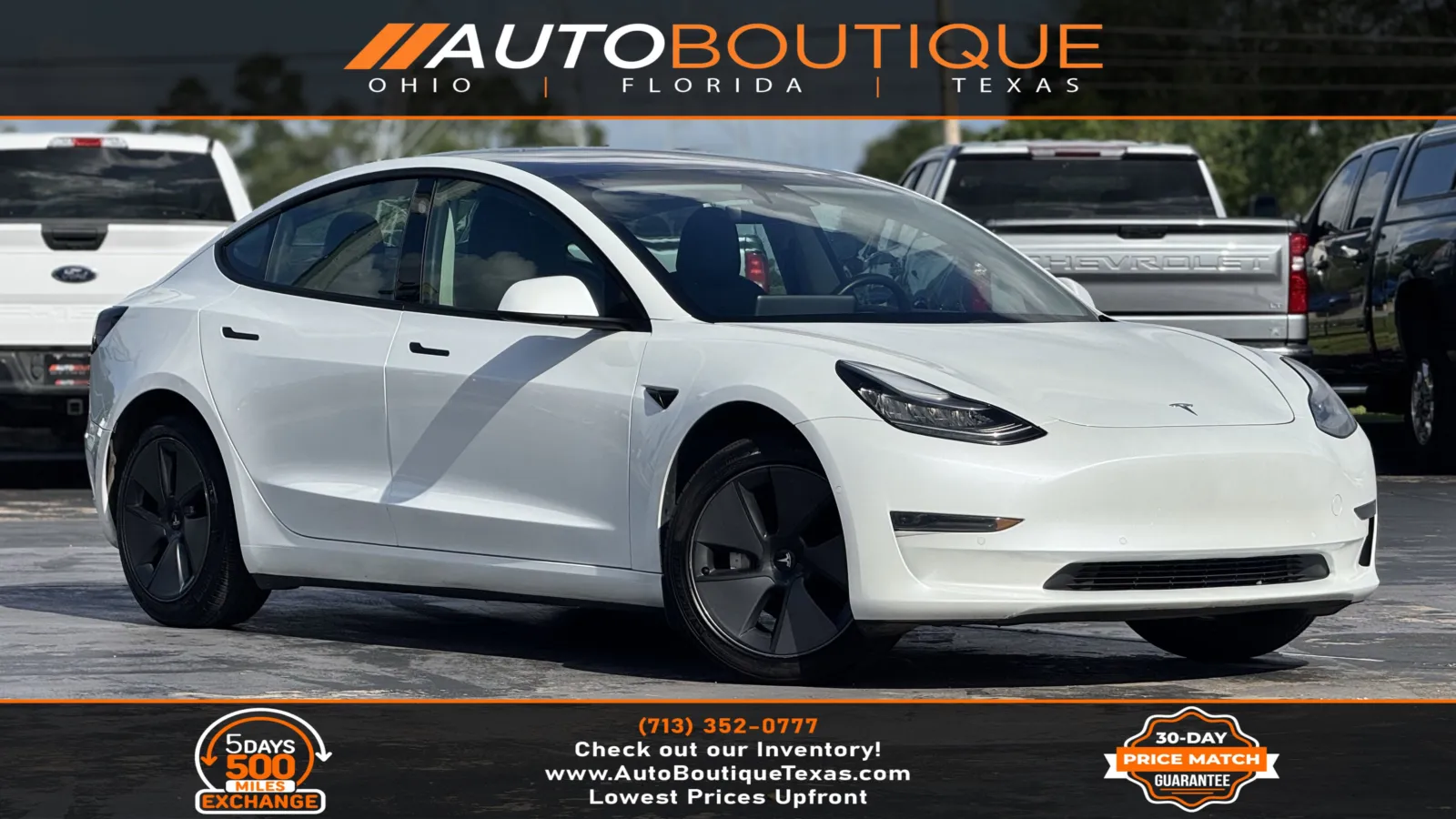 White 2021 Tesla Model 3 Standard Range Plus for sale in Alvin, TX