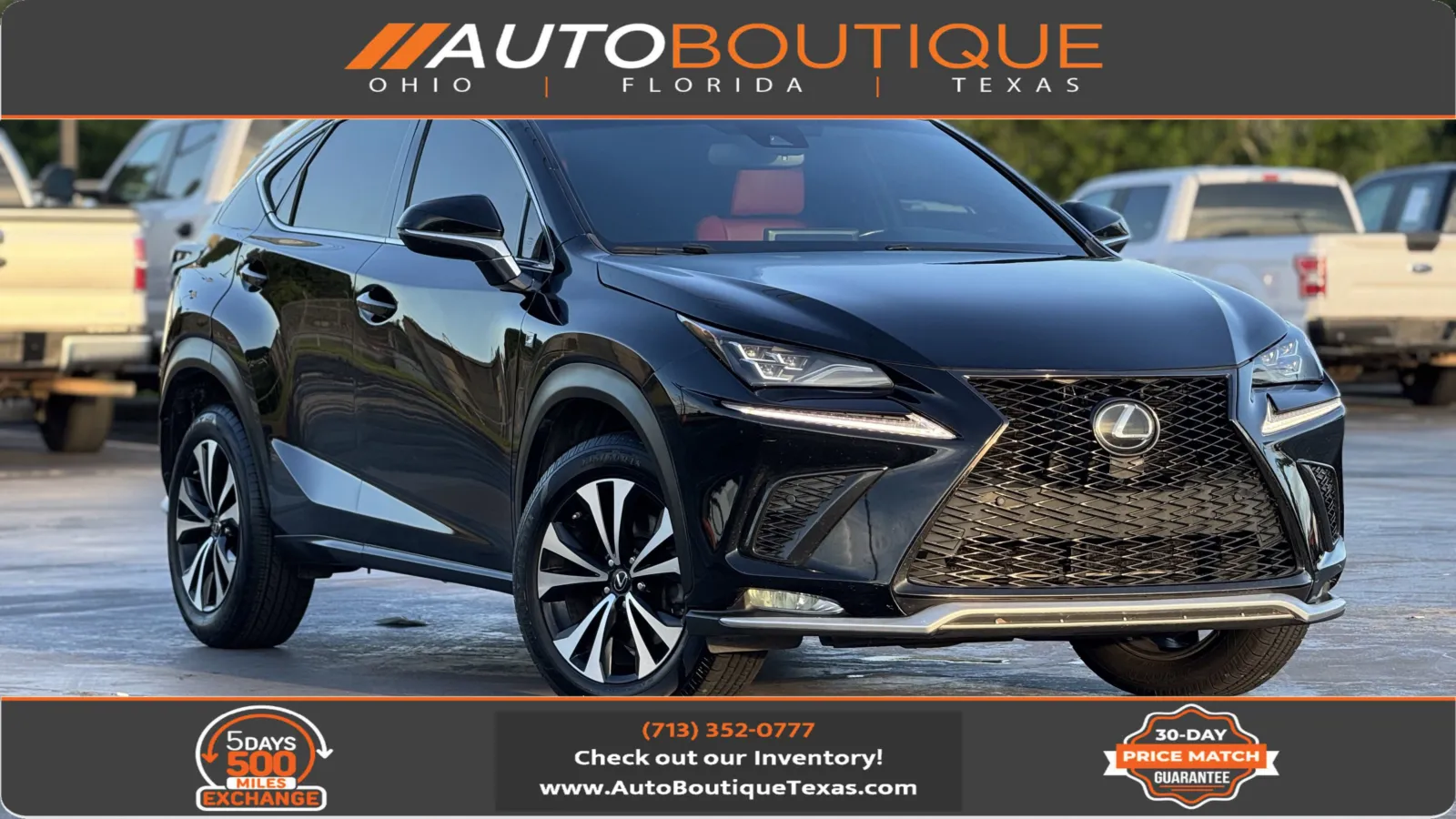 Black 2018 Lexus NX 300 F Sport for sale in Alvin, TX