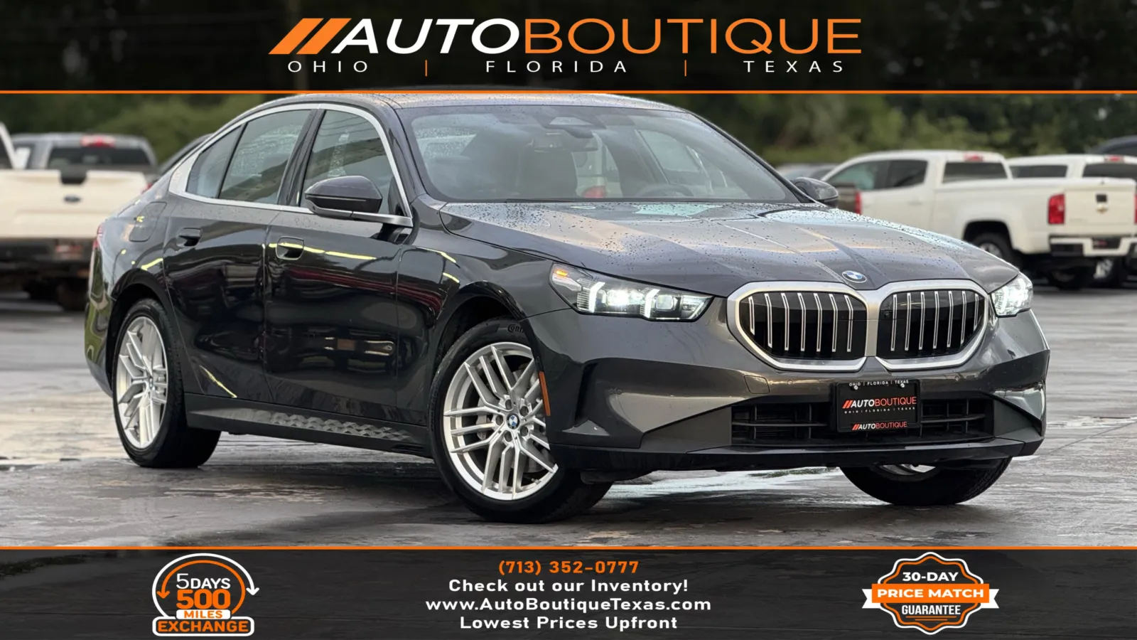 Gray 2025 BMW 5 Series 530i for sale in Alvin, TX