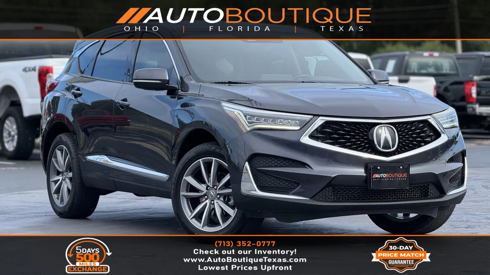 Black 2020 Acura RDX w Technology Pkg for sale in Alvin, TX