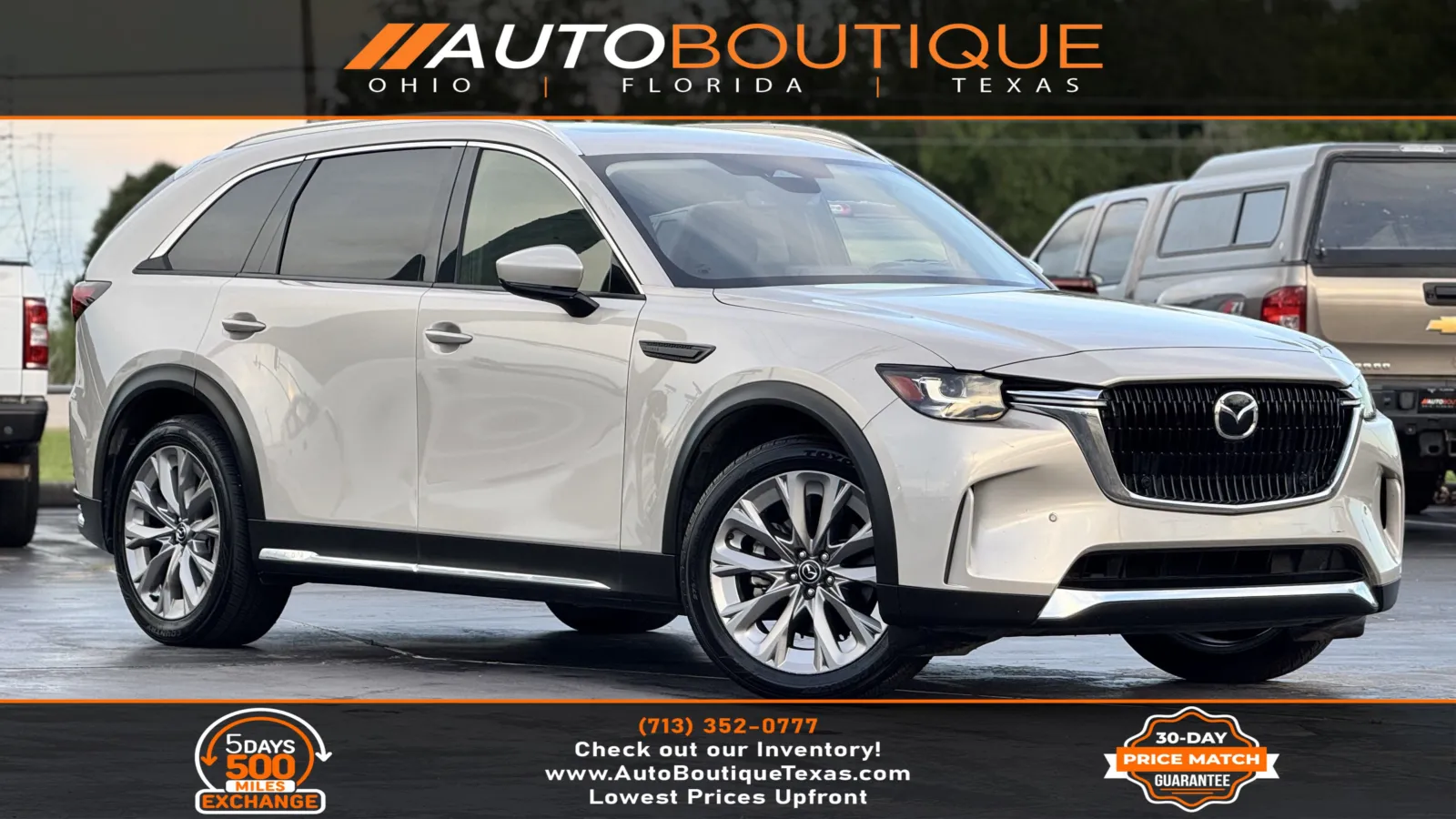 Silver 2024 Mazda CX-90 3.3 Turbo Premium for sale in Alvin, TX