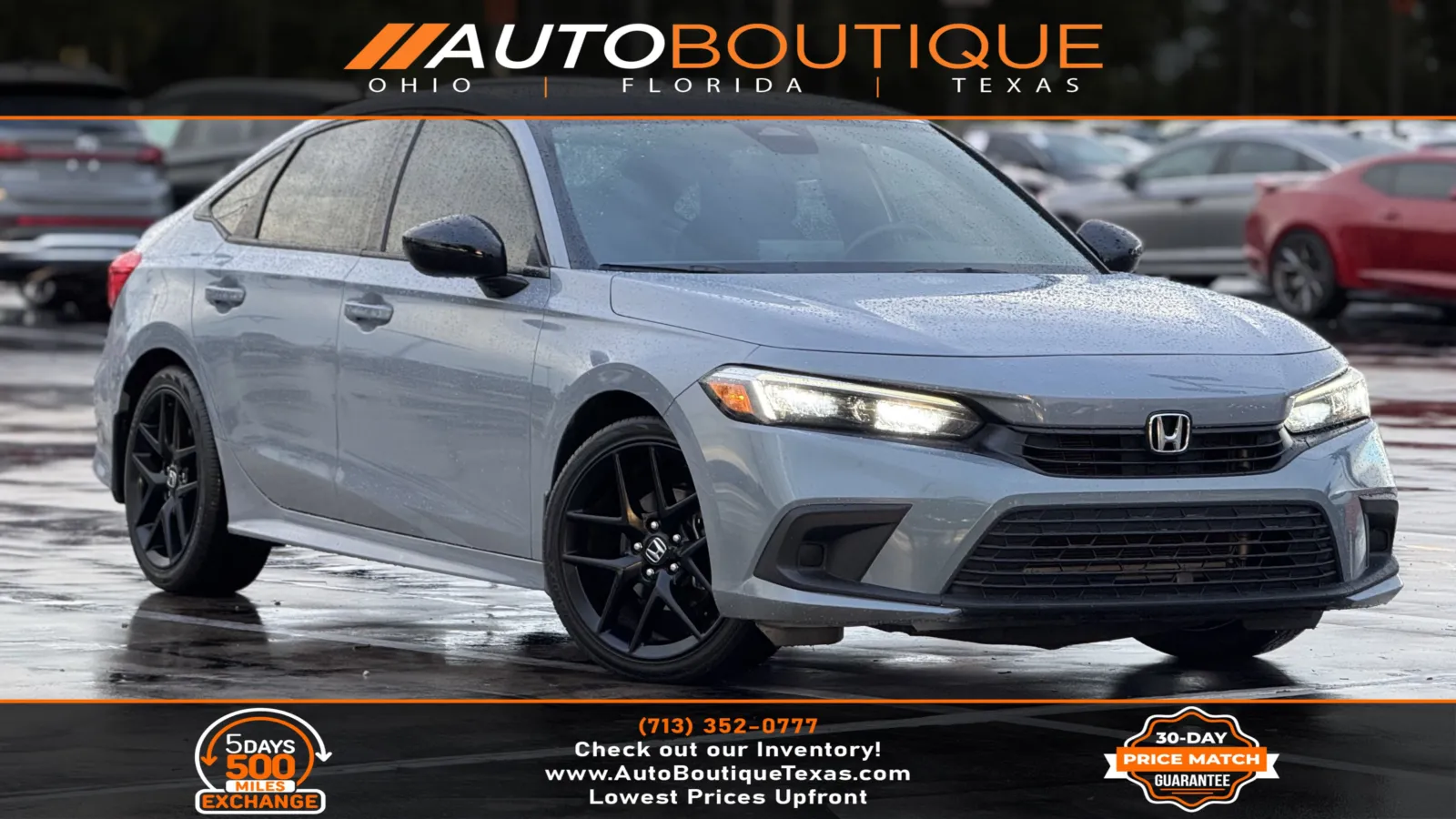 Gray 2024 Honda Civic Sedan Sport for sale in Alvin, TX