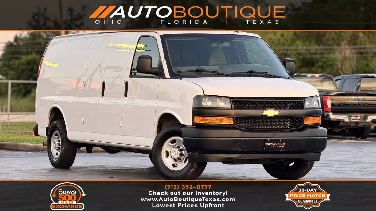White 2021 Chevrolet Express Cargo Van 2500 for sale in Alvin, TX