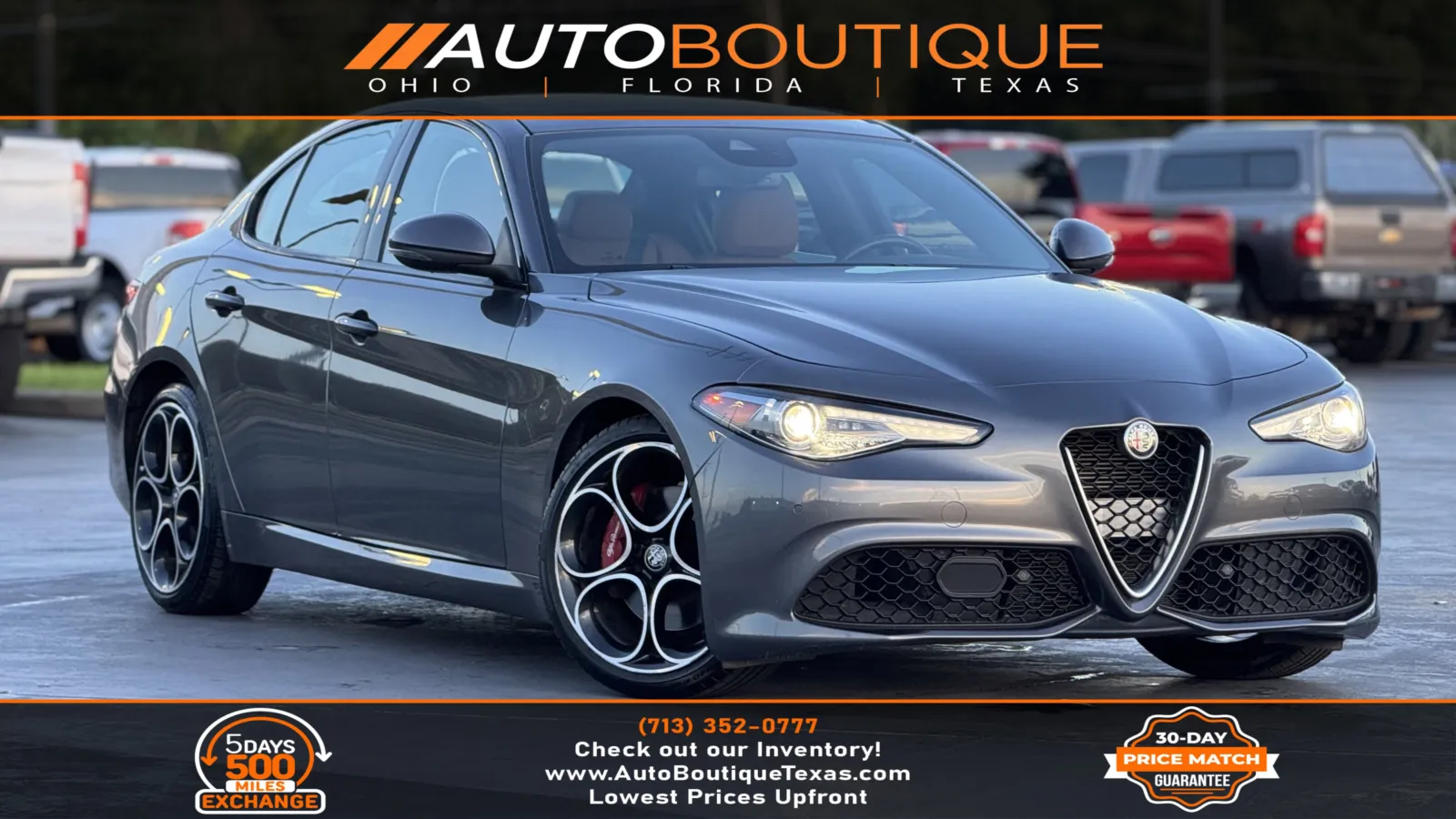 Gray 2022 Alfa Romeo Giulia Ti for sale in Alvin, TX