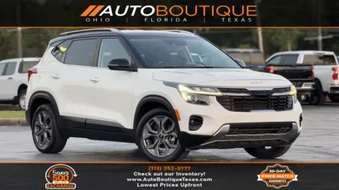 White 2024 Kia Seltos S for sale in Alvin, TX