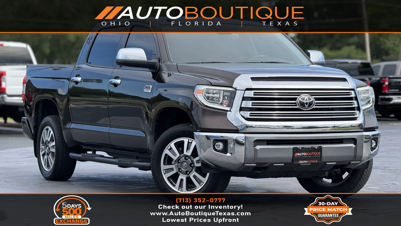Brown 2019 Toyota Tundra 1794 Edition for sale in Alvin, TX