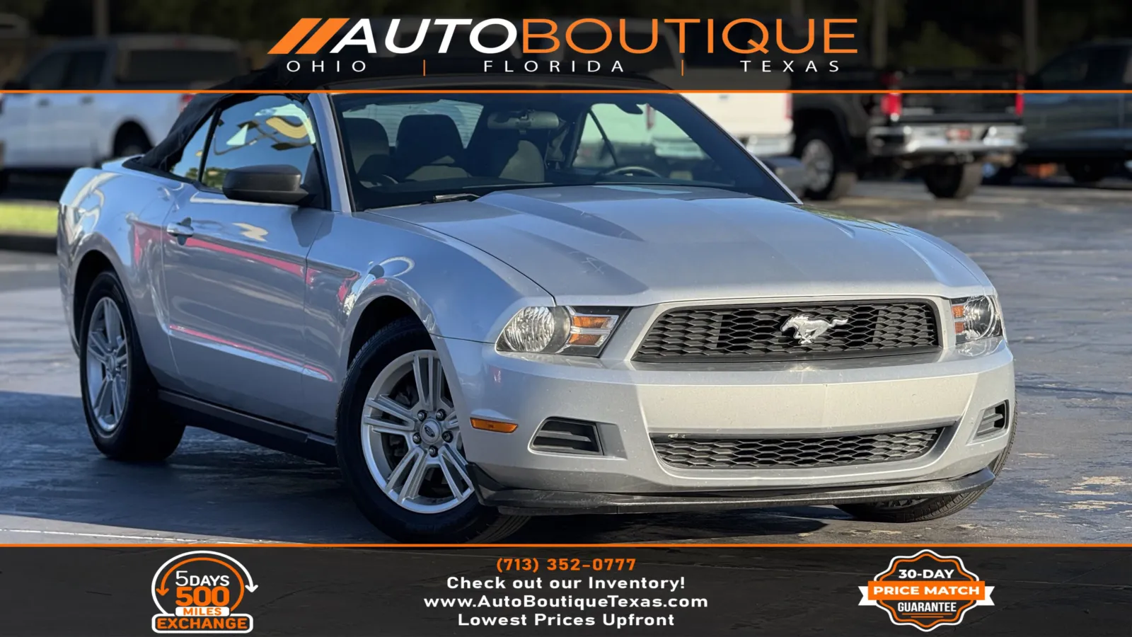 Silver 2012 Ford Mustang V6 for sale in Alvin, TX