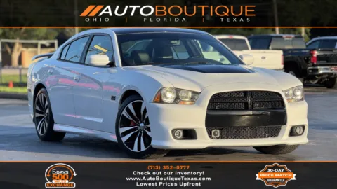 White 2012 Dodge Charger SRT8 for sale in Alvin, TX