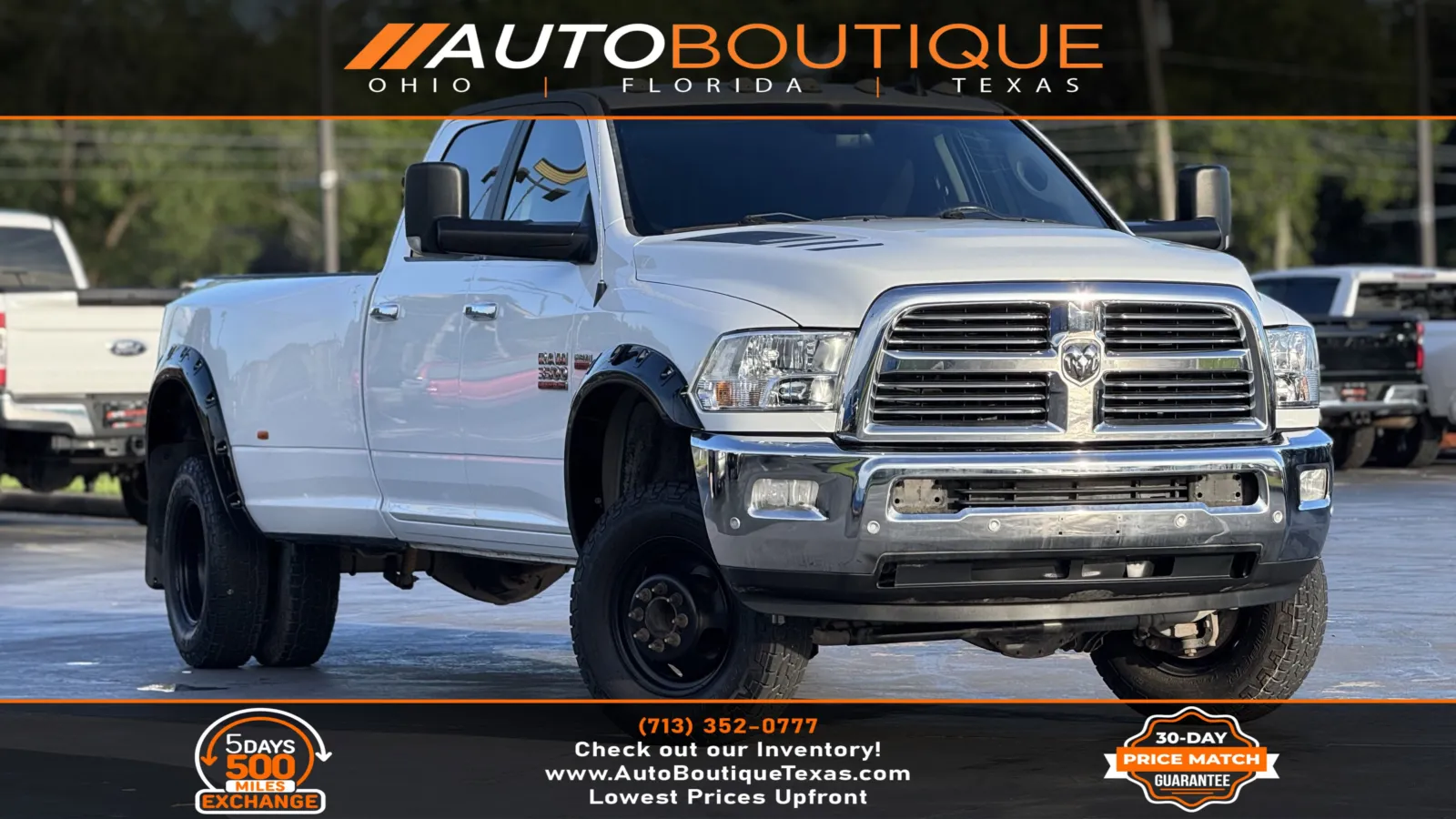 White 2017 Ram 3500 Lone Star for sale in Alvin, TX