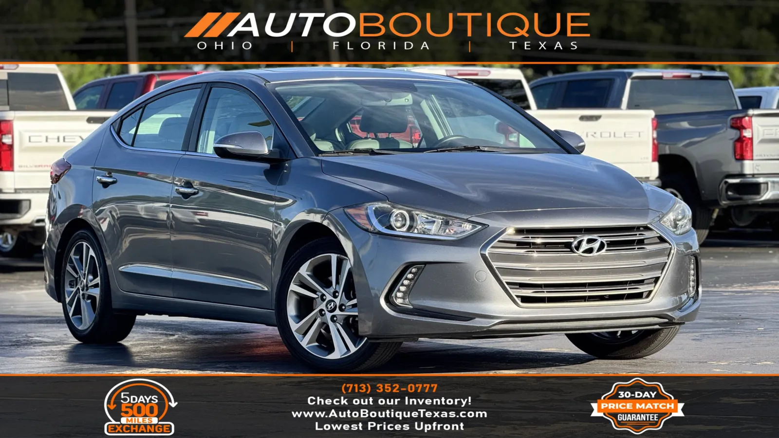 2017 Hyundai Elantra Limited for sale in Alvin, TX