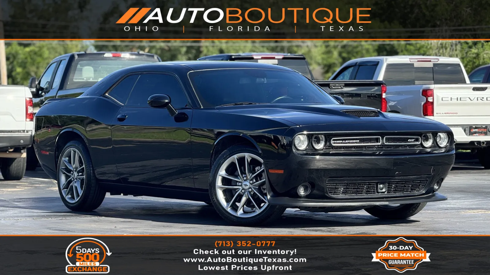 Black 2021 Dodge Challenger GT for sale in Alvin, TX