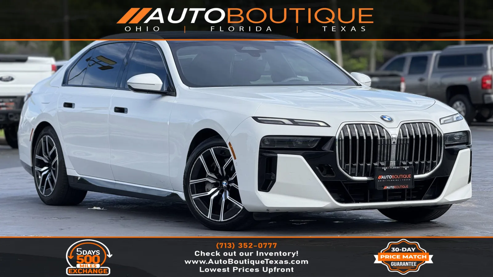 【中古】エクストラリリース 2025/7購入 Used 2025 BMW 7 Series 740i for sale in Alvin, TX at Auto Boutique