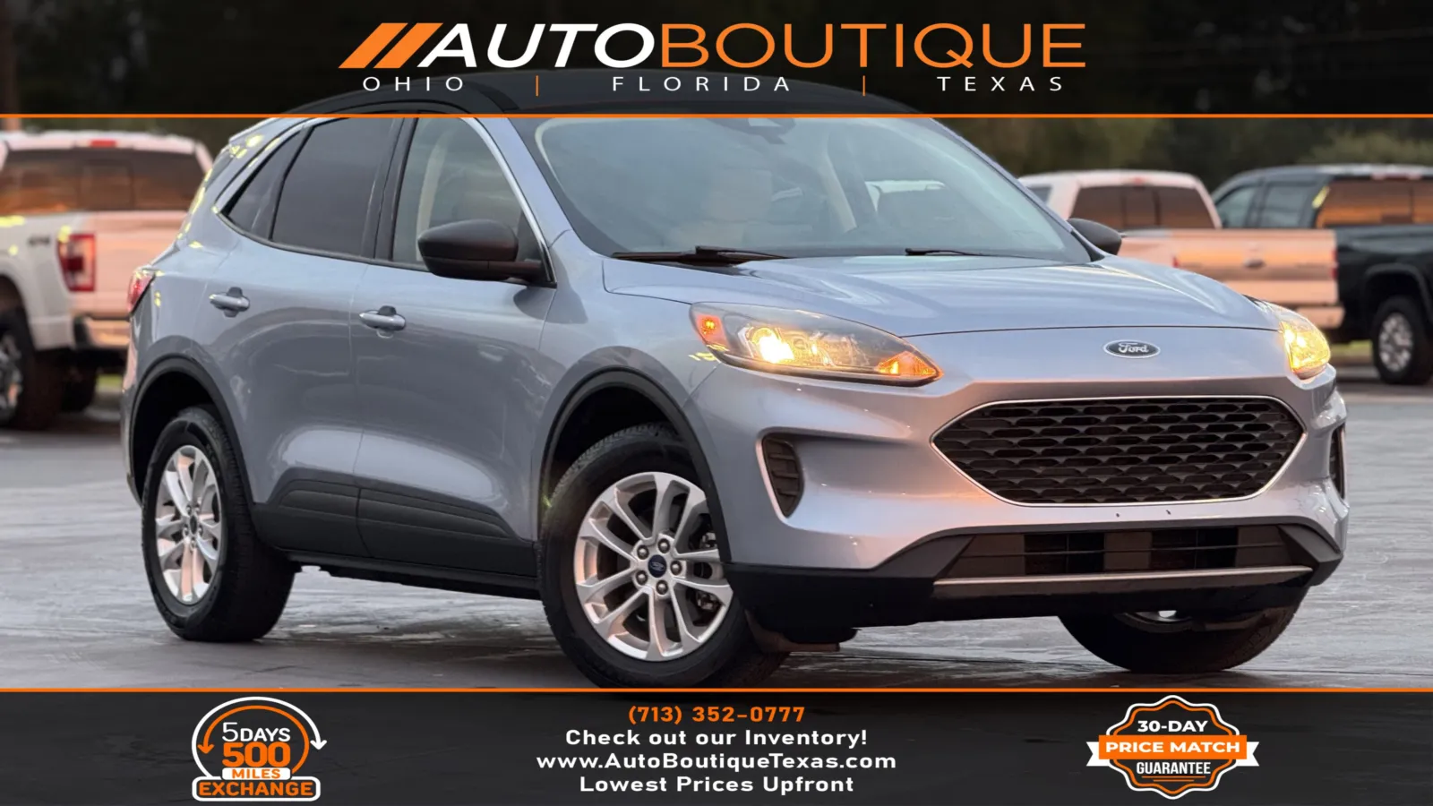 Blue 2022 Ford Escape SE Hybrid for sale in Alvin, TX