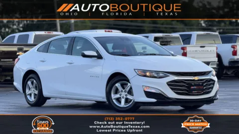 White 2019 Chevrolet Malibu LS for sale in Alvin, TX