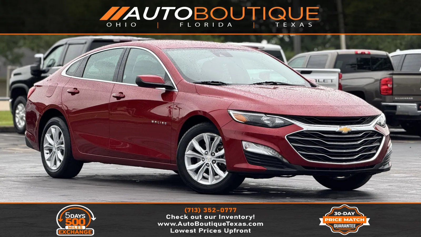 Red 2024 Chevrolet Malibu LT for sale in Alvin, TX