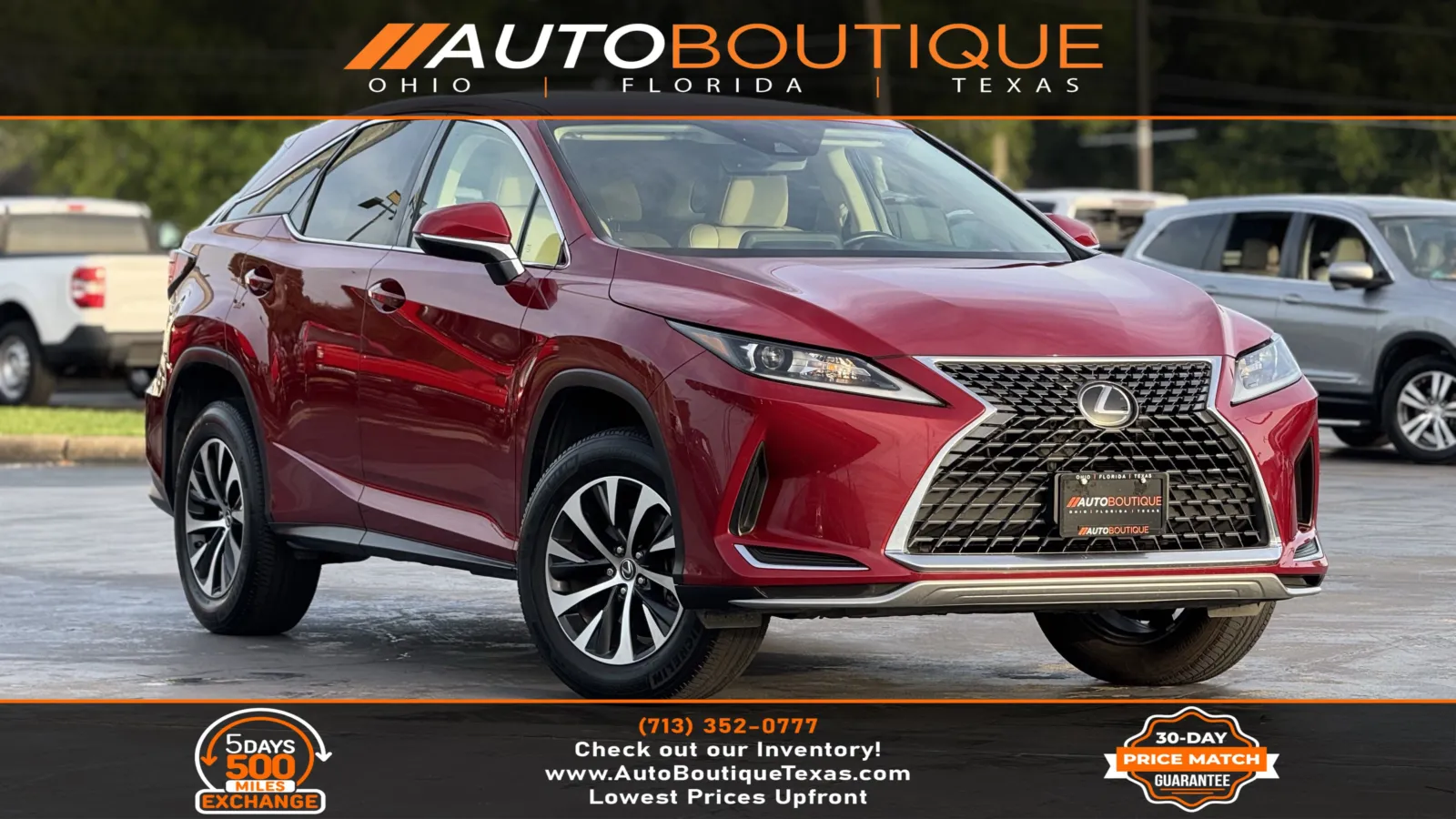 Red 2022 Lexus RX 350 for sale in Alvin, TX