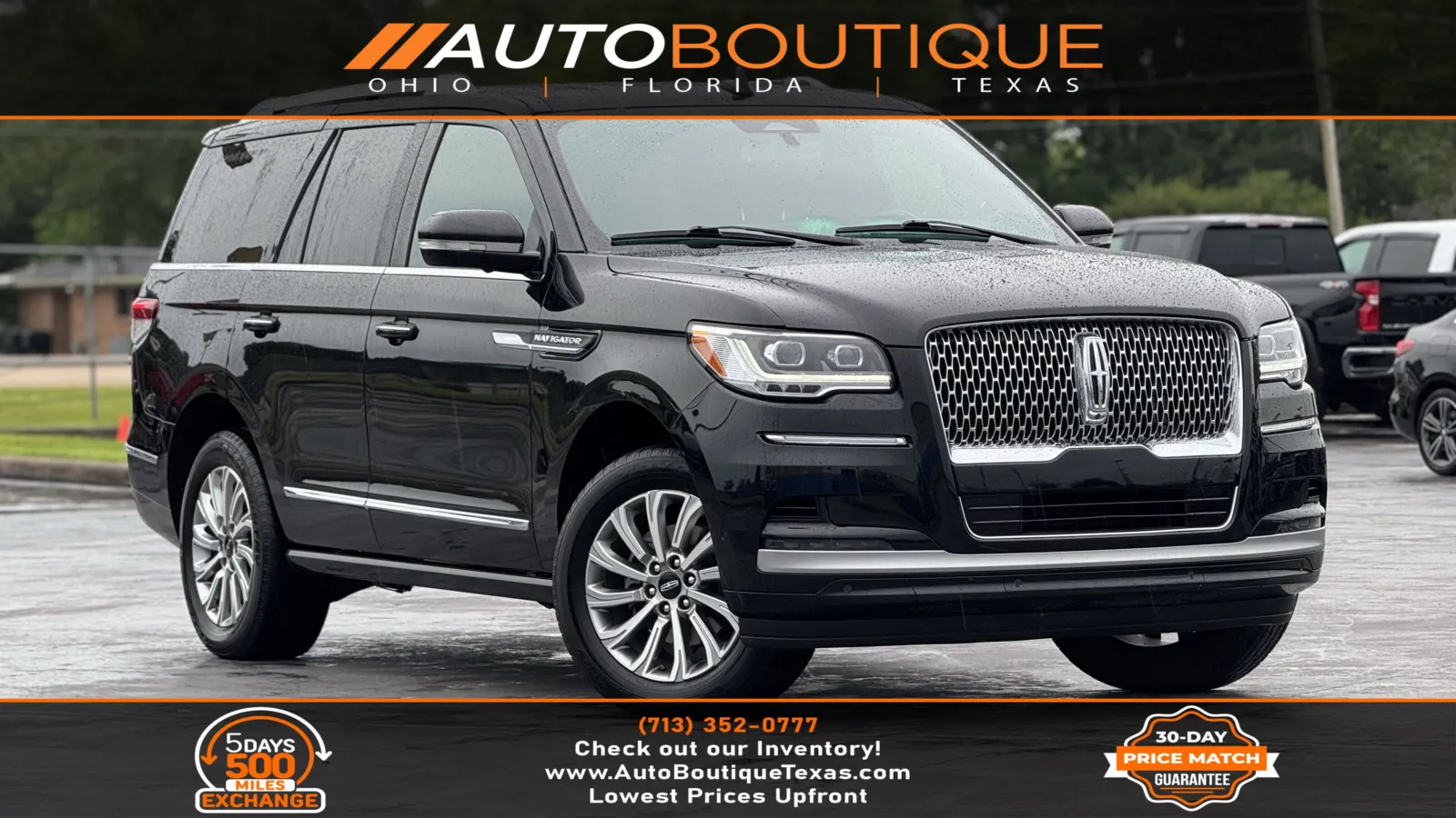 Black 2023 Lincoln Navigator Standard for sale in Alvin, TX