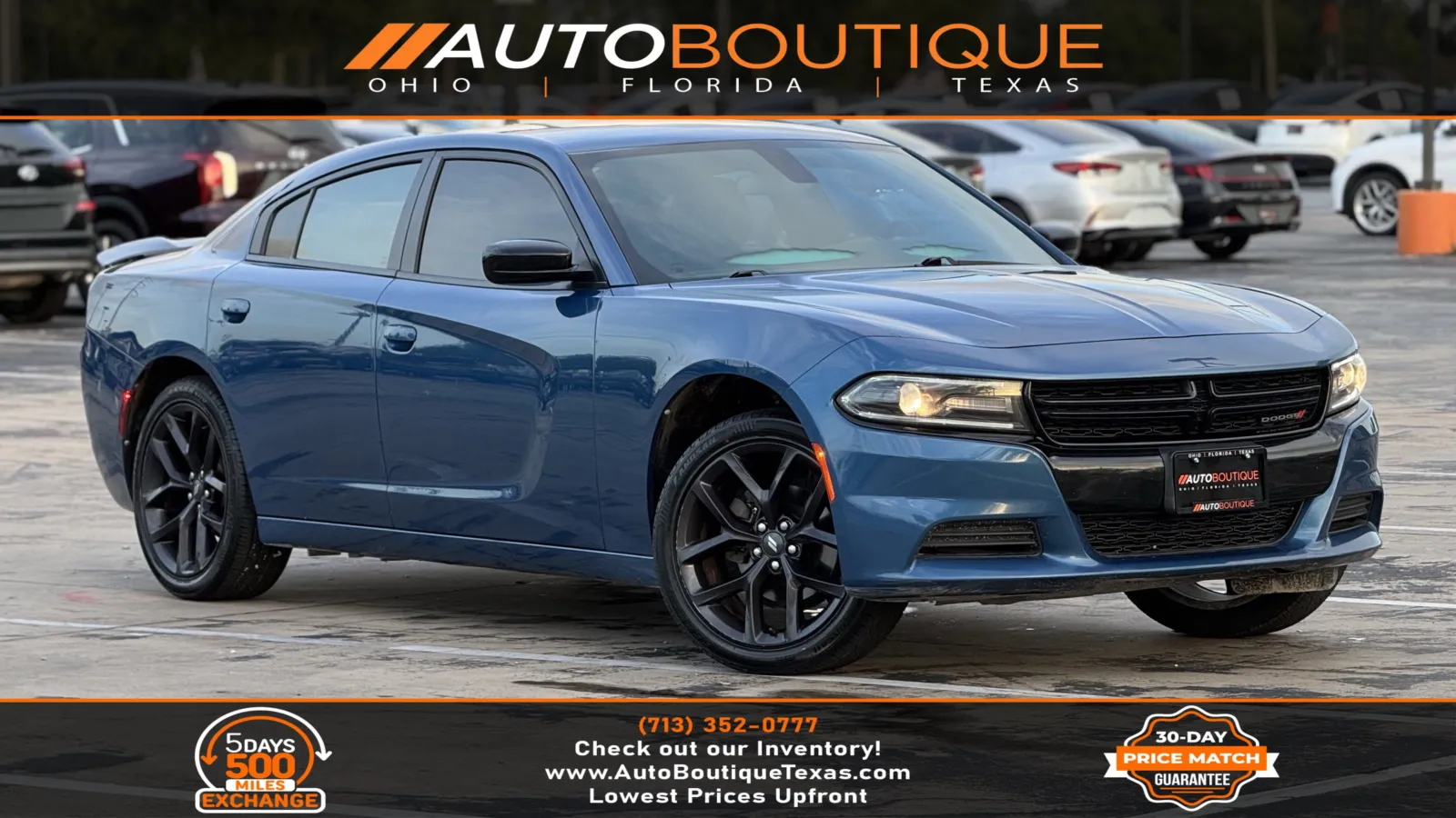 Blue 2021 Dodge Charger SXT for sale in Alvin, TX