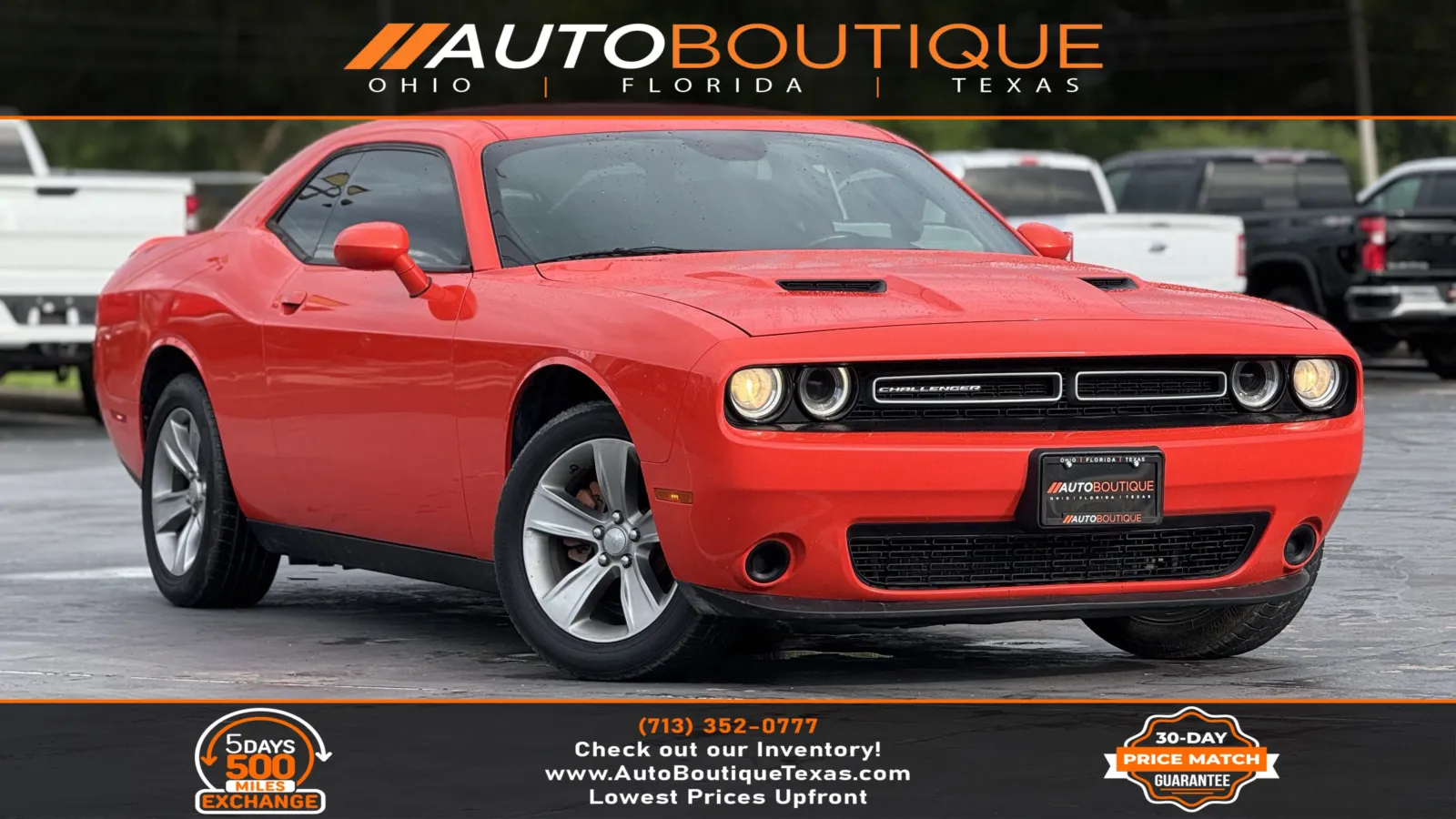 Red 2019 Dodge Challenger SXT for sale in Alvin, TX