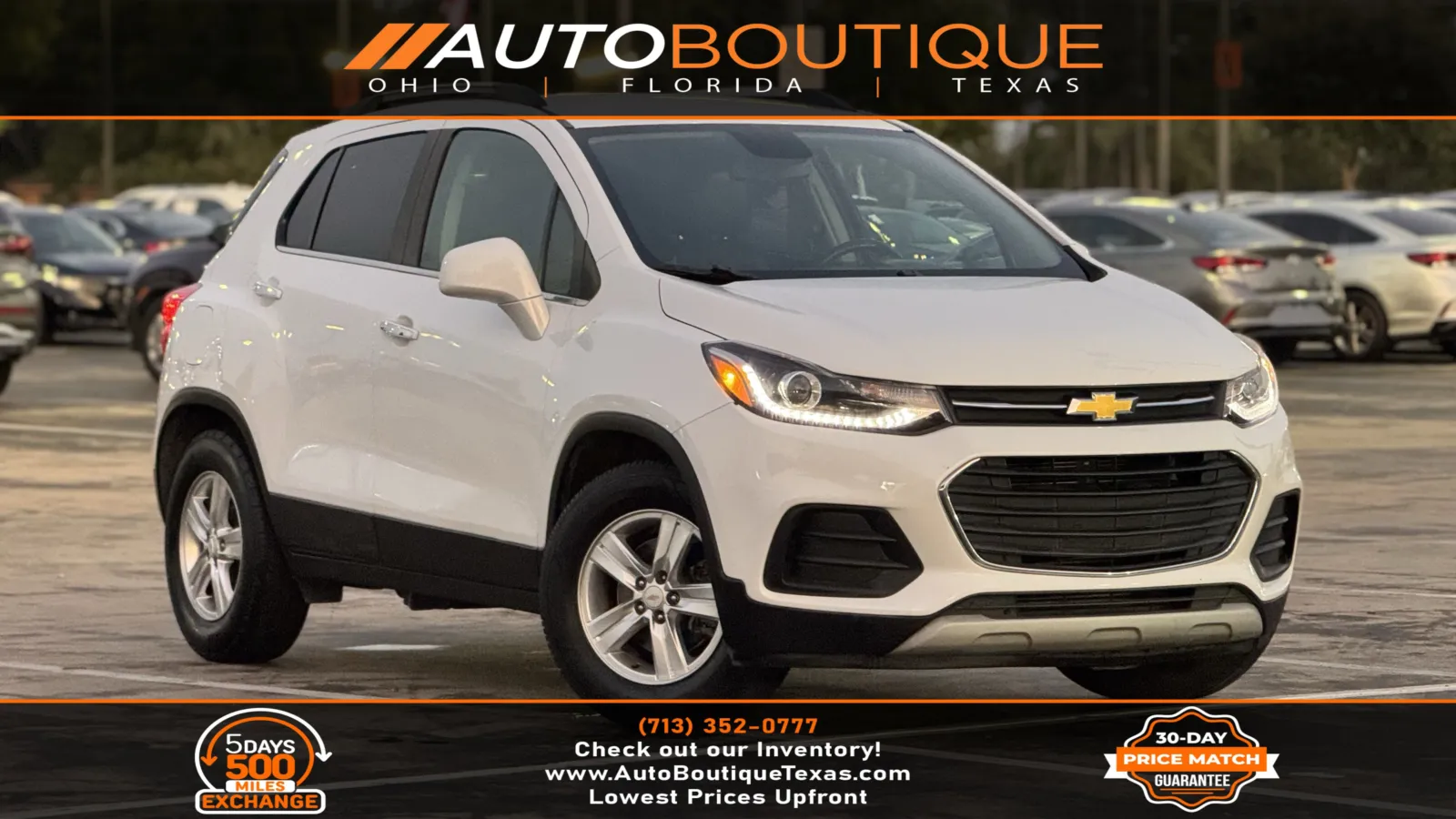 White 2019 Chevrolet Trax LT for sale in Alvin, TX