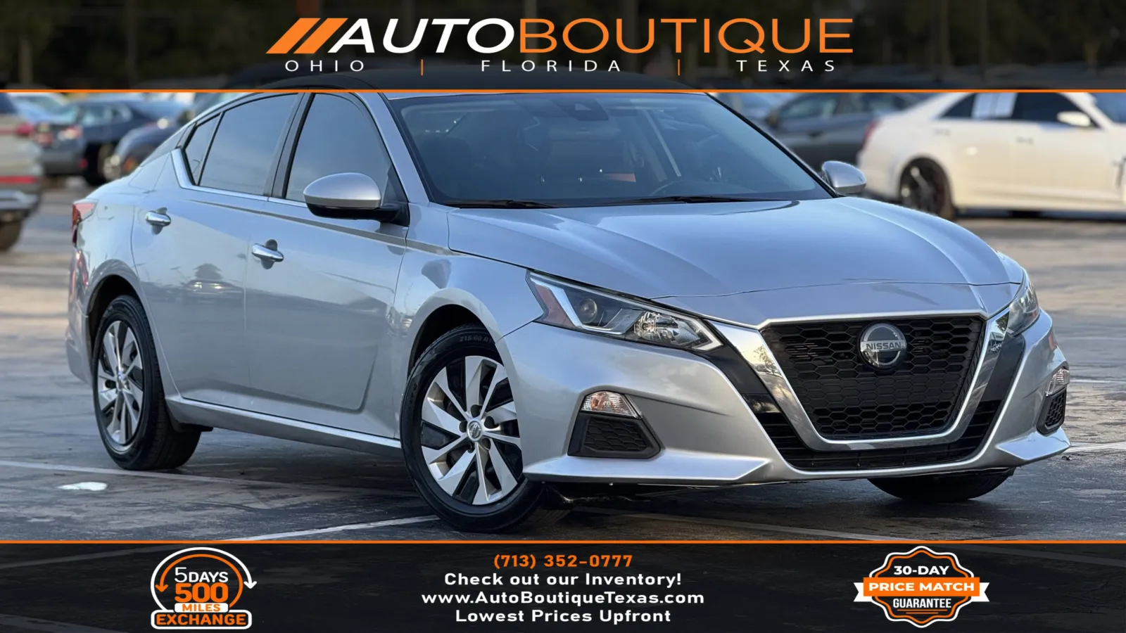 Silver 2021 Nissan Altima 2.5 S for sale in Alvin, TX