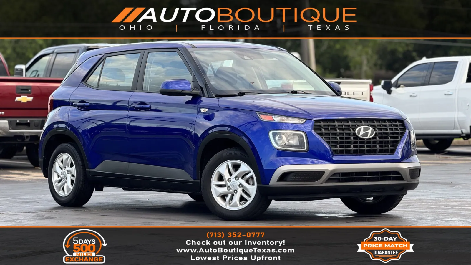 Blue 2023 Hyundai Venue SE for sale in Alvin, TX