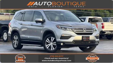 Silver 2017 Honda Pilot EX-L for sale in Alvin, TX