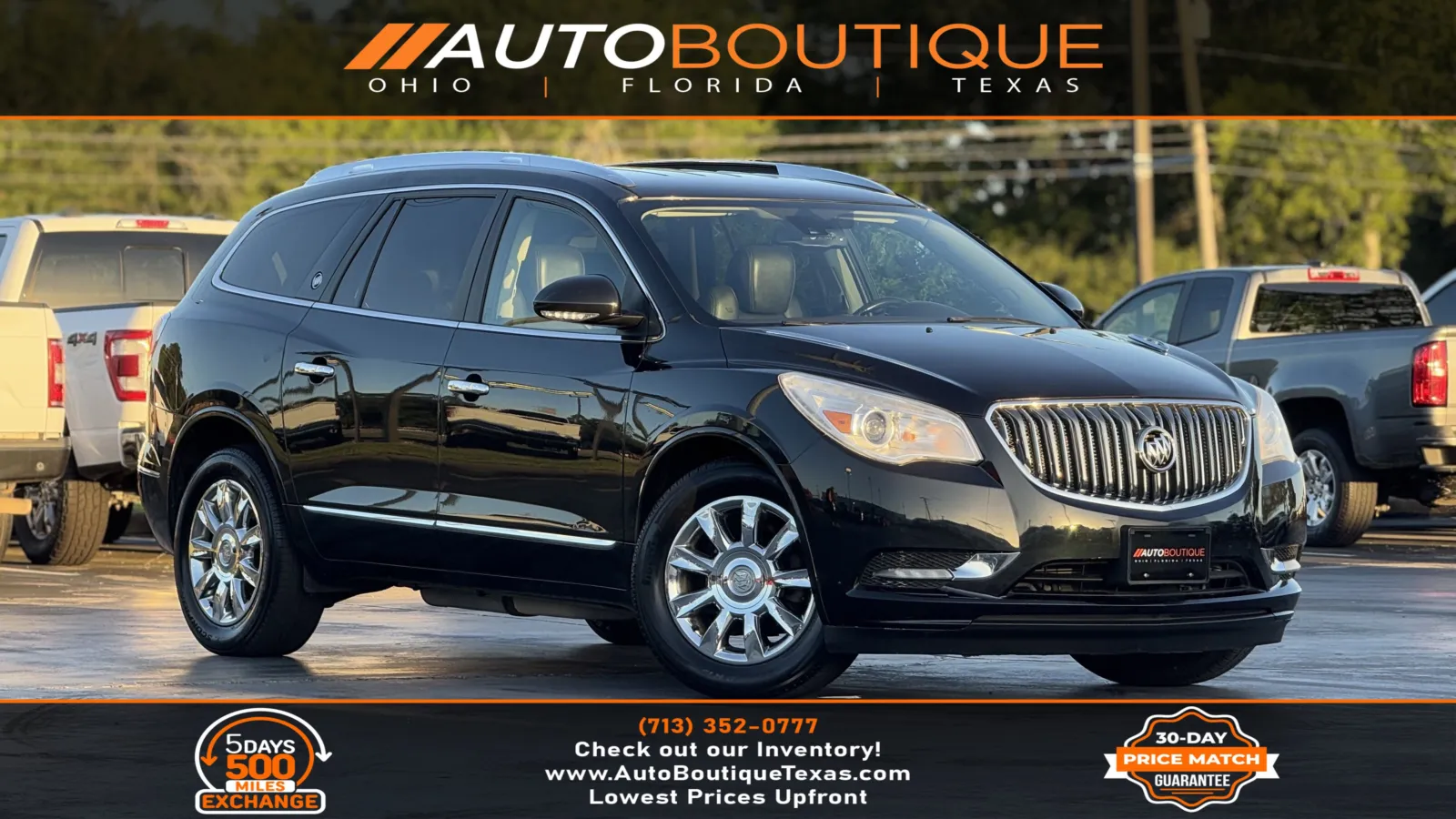Black 2015 Buick Enclave Premium for sale in Alvin, TX