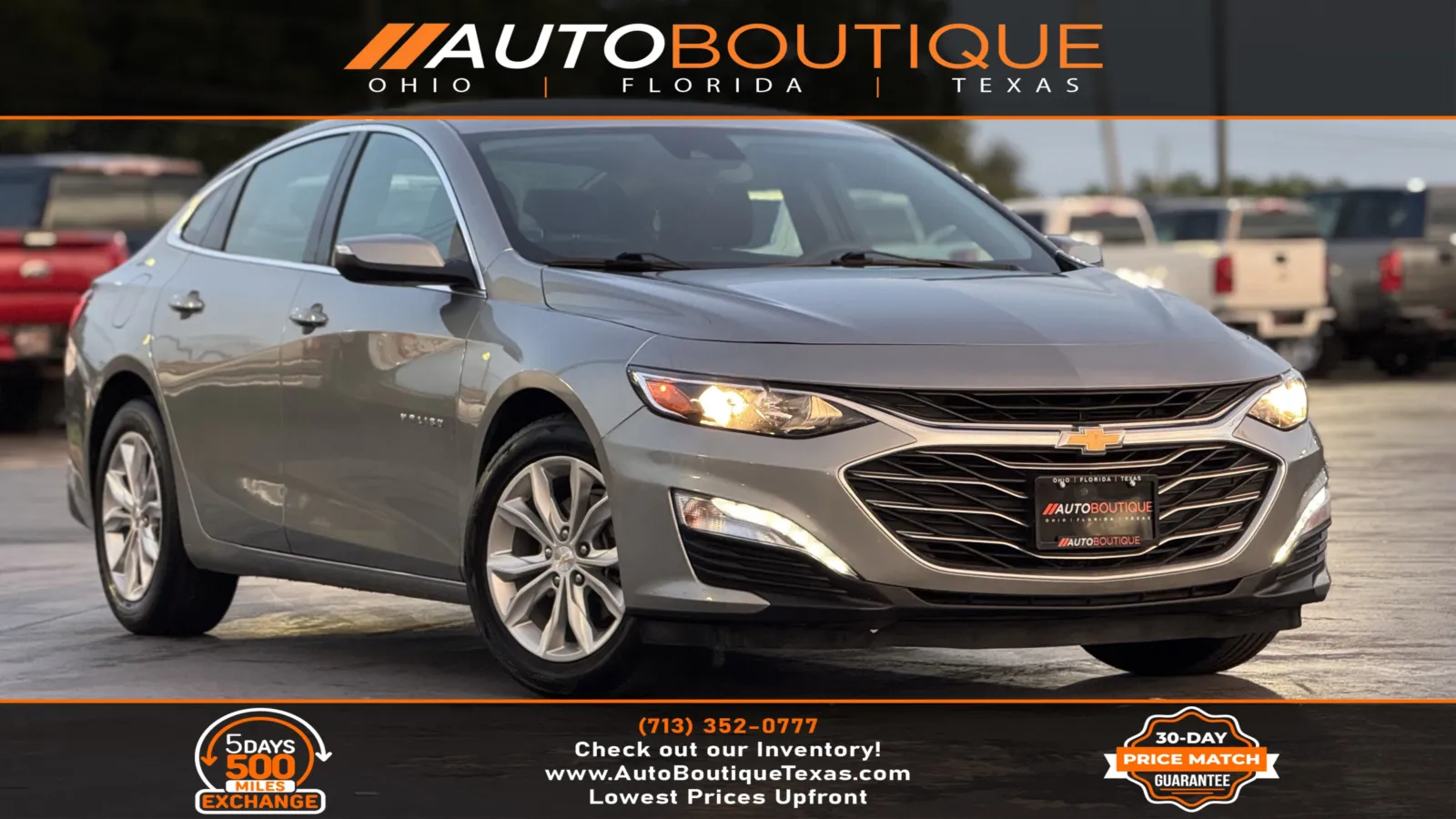 Gray 2023 Chevrolet Malibu LT for sale in Alvin, TX