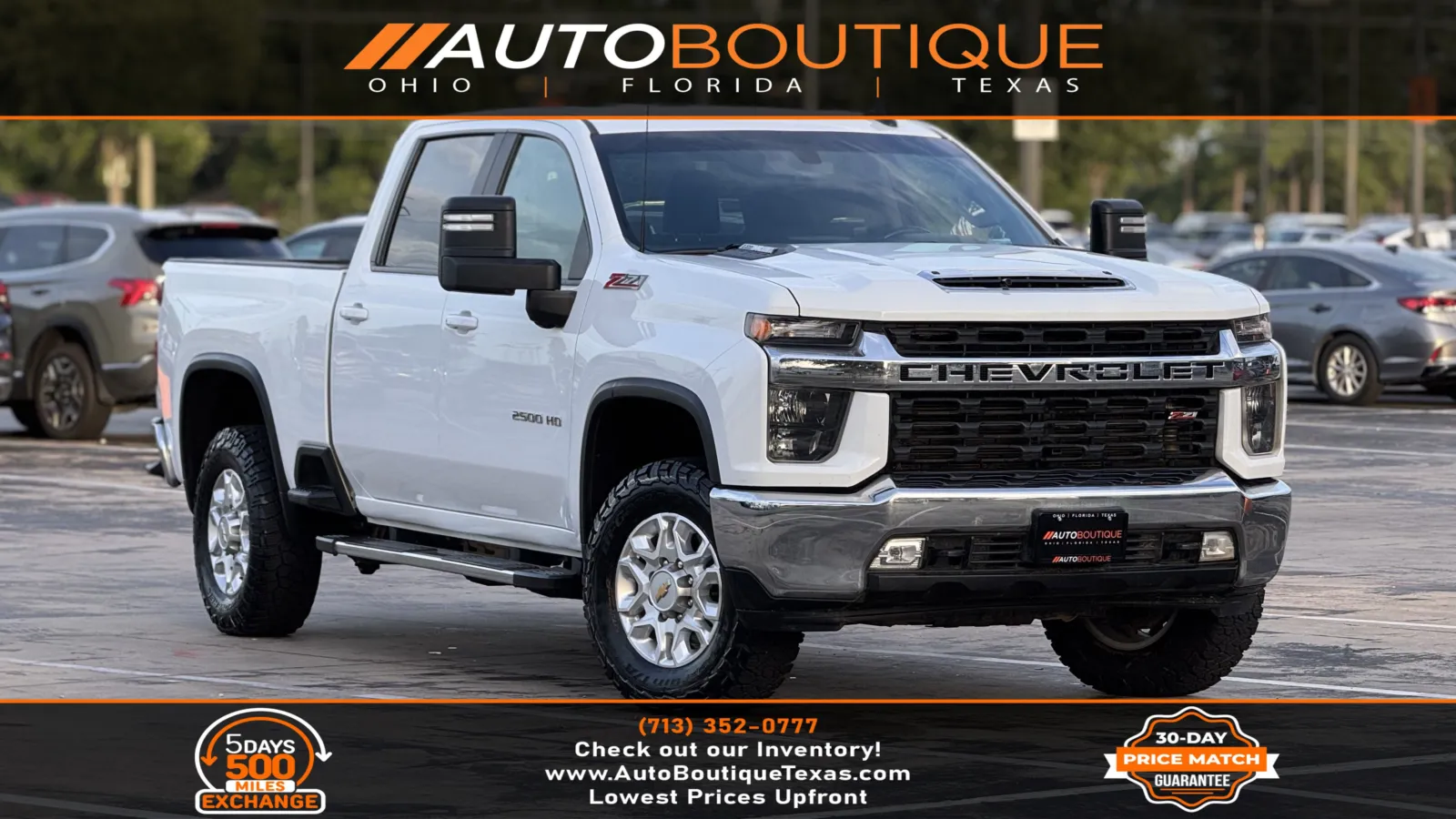 White 2022 Chevrolet Silverado 2500HD LT for sale in Alvin, TX