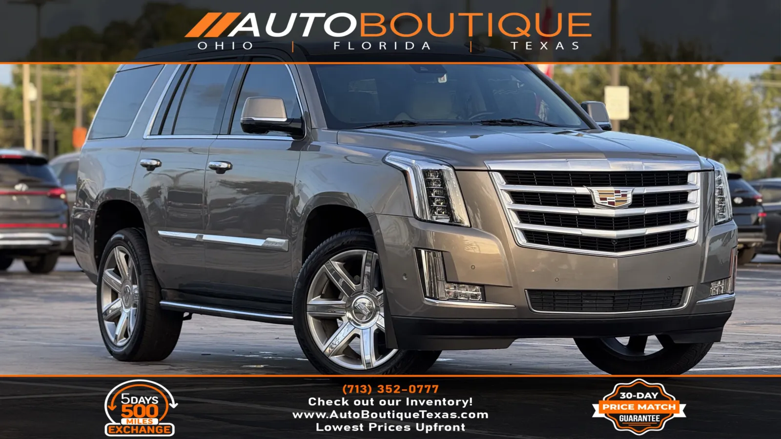 Brown 2018 Cadillac Escalade Luxury for sale in Alvin, TX