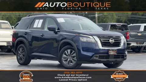 Blue 2022 Nissan Pathfinder SV for sale in Alvin, TX