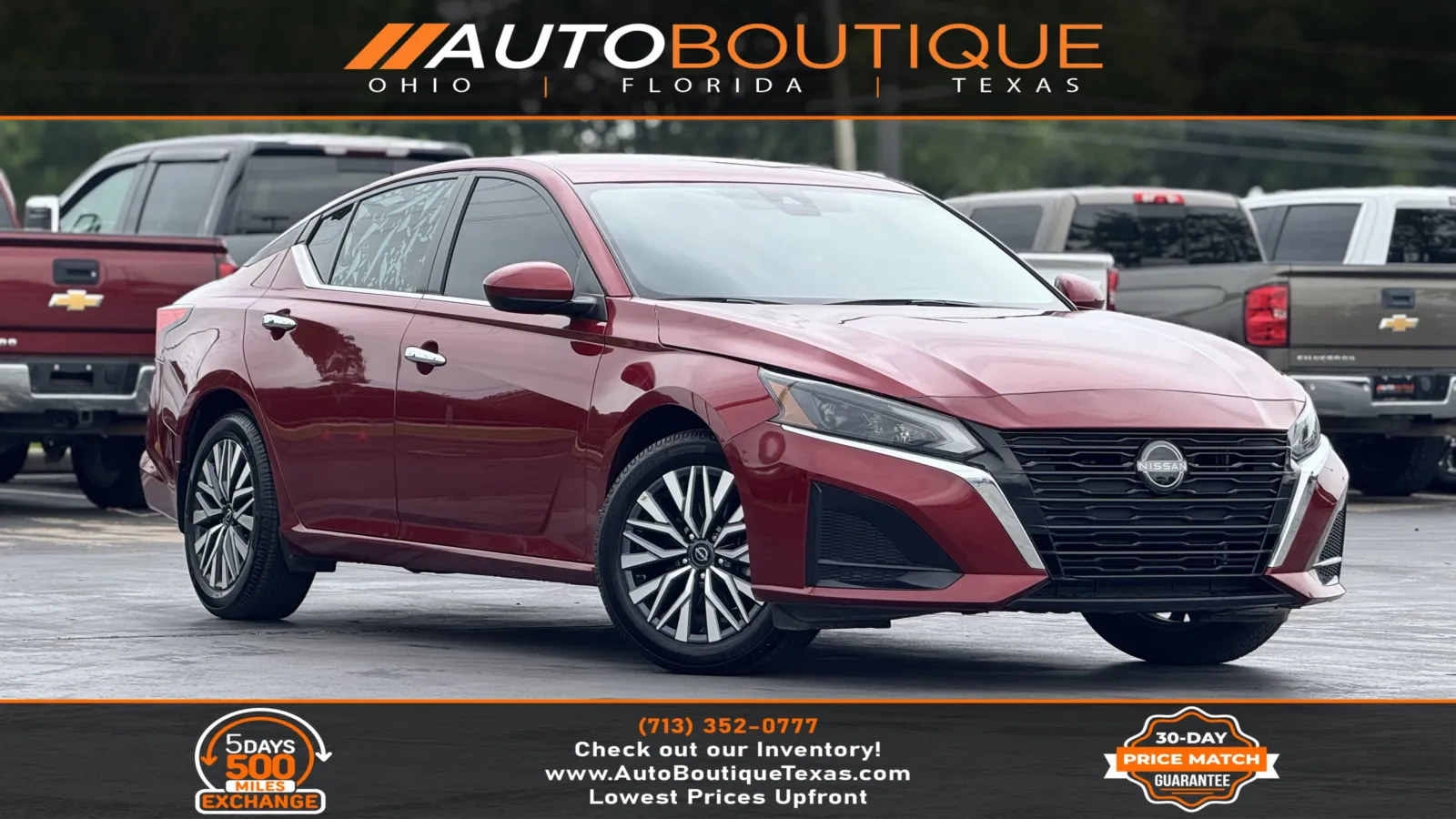 Red 2023 Nissan Altima 2.5 SV for sale in Alvin, TX