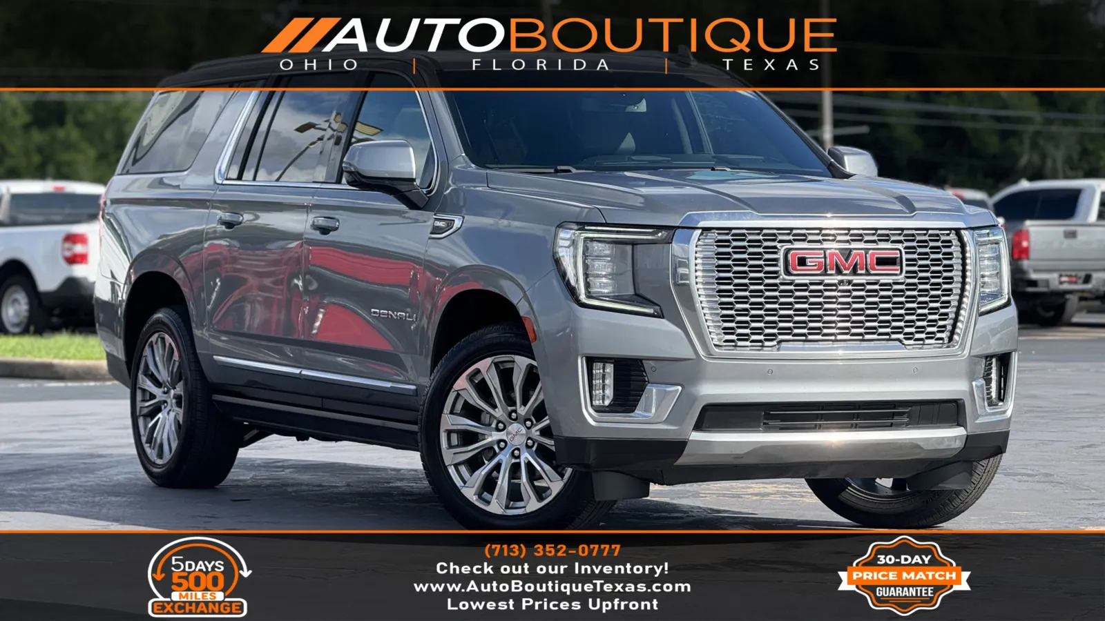 Gray 2023 GMC Yukon XL Denali for sale in Alvin, TX